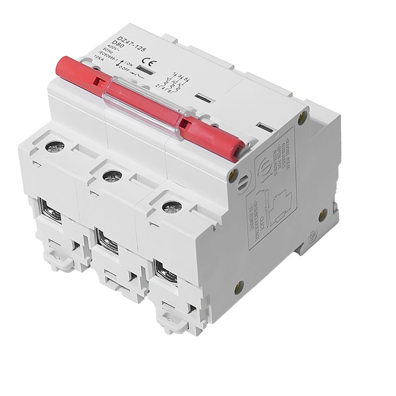 Universal Mini Circuit Breaker AC MCB GYM8 3Pole 4.5kA 80AMP Din Rail 250/500V