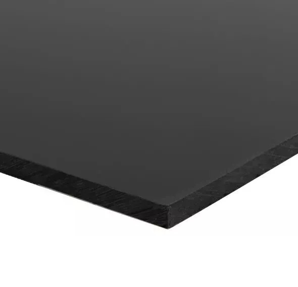 3/8" Thick Black Plastic Sheet High Density Polyethylene 12" L X 12" W HDPE NEW gallery