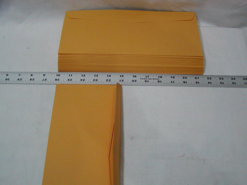 (25) NEW Kraft Envelopes #14 5″ x 11 1/2″ 28 lb Quality Park 11562