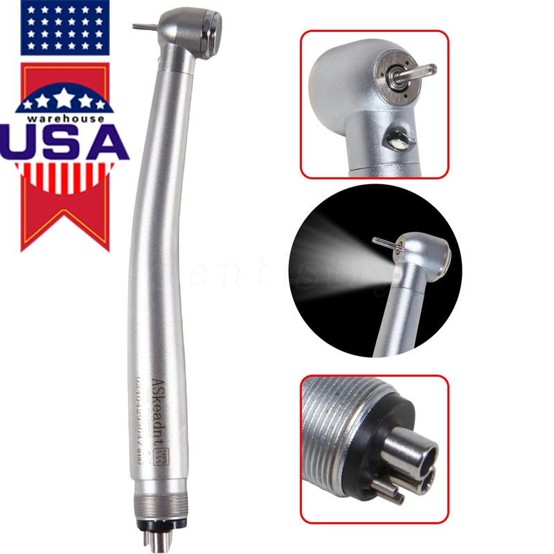 10 Dental High Speed Air Turbine Handpiece Push Button 4Hole NSK Style CE SEASKY gallery