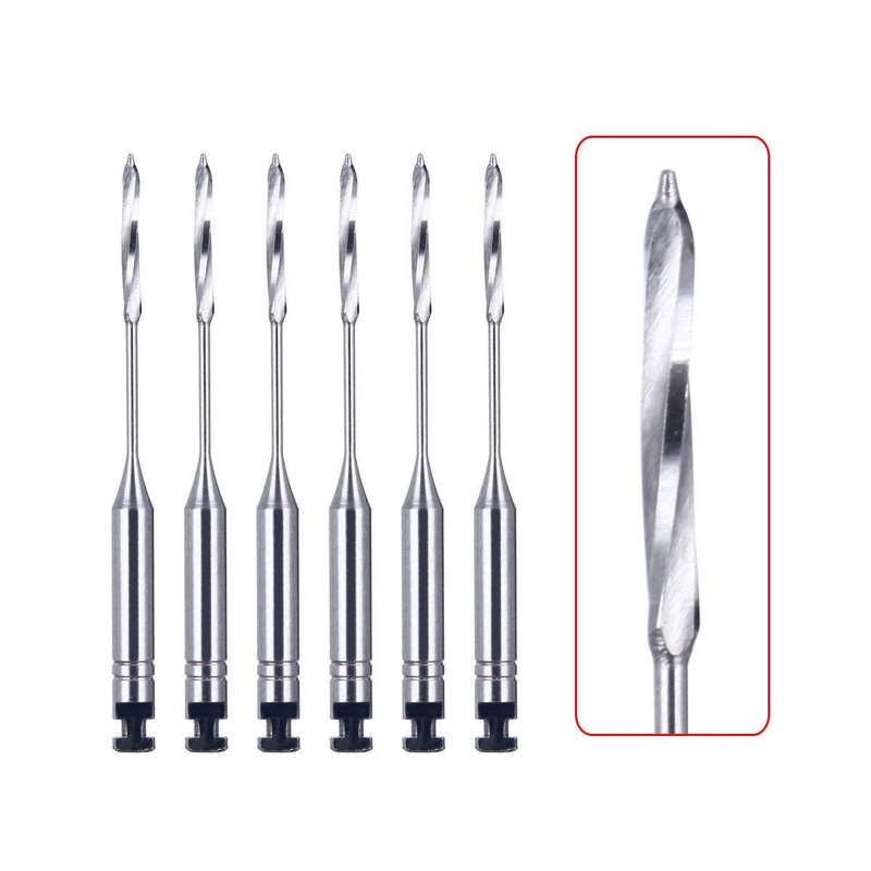 6 Pcs/Pack Dental Endo Root Canal Files Peeso Reamers/GATES DRILLS 28/32mm #1-#6 gallery