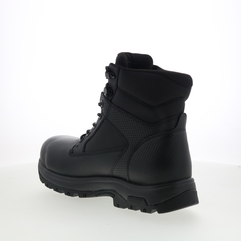 Dunham 8000 Works WP Safety 6" Plain Toe Boot Mens Black Work Boots gallery