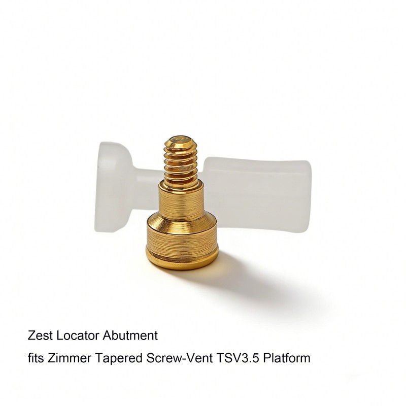 Zest Locator Abutment for ZimVie Zimmer TSV3.5mm Internal Hex Dental Overdenture gallery