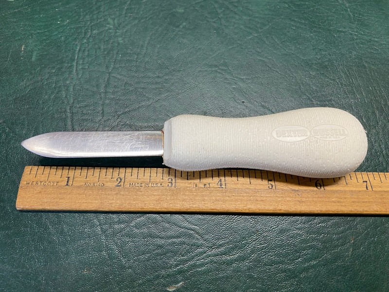 DEXTER RUSSELL OYSTER SHUCKER White S121 Sani-Safe Made In USA
