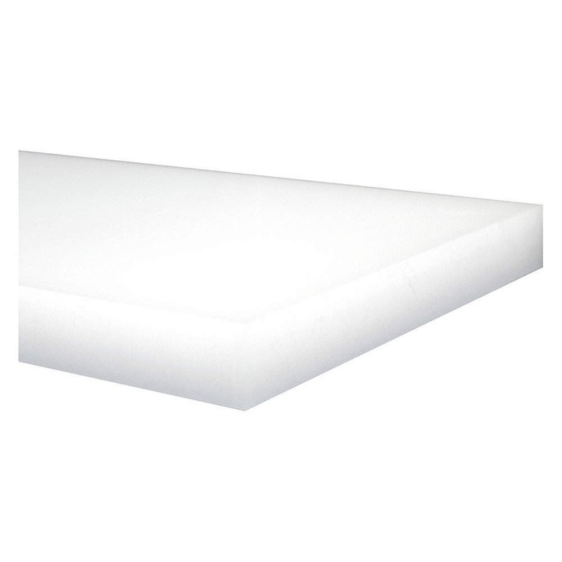 GRAINGER APPROVED 1ZAJ1 PlstcSht,HDPE,12"x24",0.1875"T,OffWh,Opq 1ZAJ1