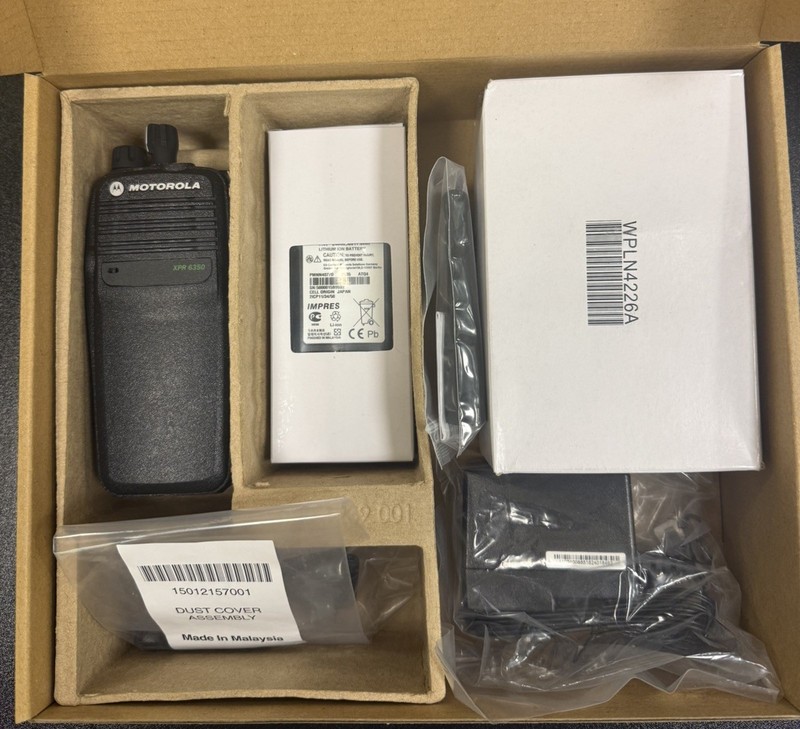 Full kit Motorola XPR6350 VHF Radio AAH55JDC9LA1AN