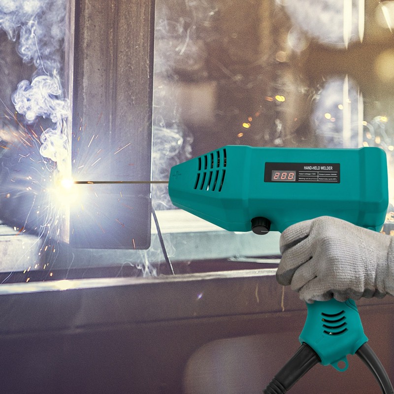 110V 3000W Electric Welder Hand Held Welding Machine Kit Digital Arc Welder Tool