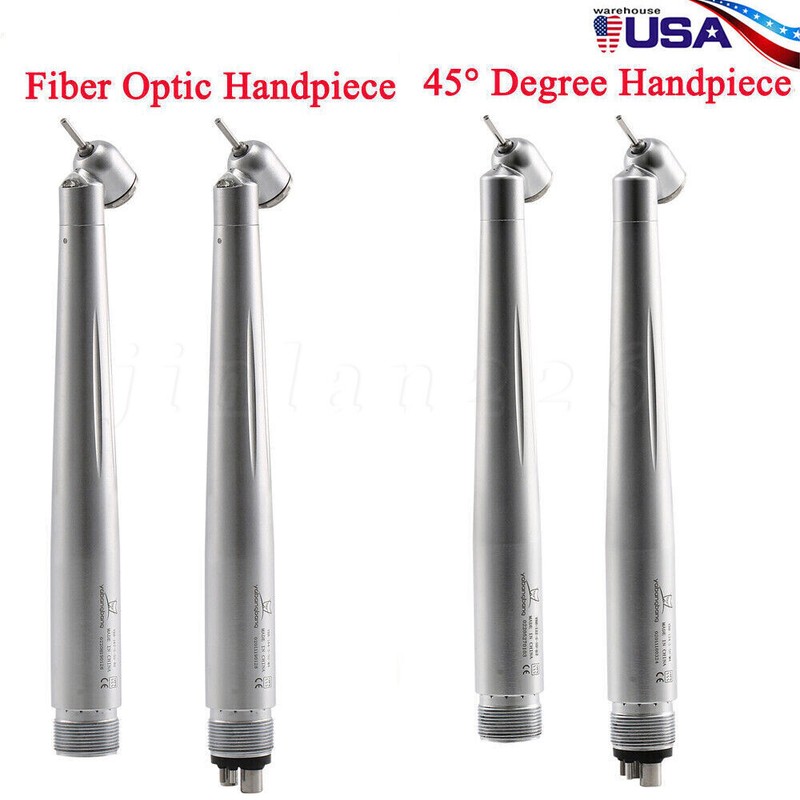 NSK Style Turbina Dental Handpiece High Speed PANA-MAX Turbine 45° LED 4Hole gallery