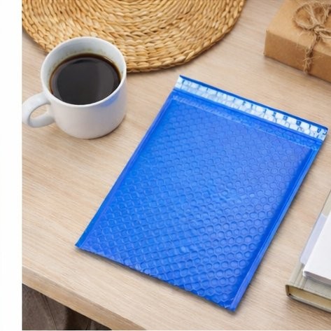 250 #0 6x10 Blue Poly Bubble Padded Envelopes Mailers Shipping Case 6"x10" gallery
