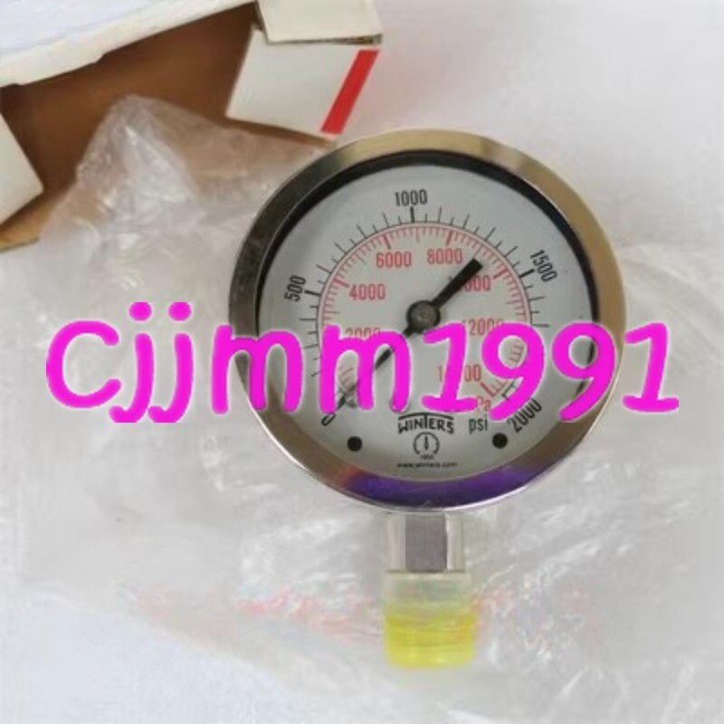 1PC NEW WINTERS 40000KPa/6000Psi pressure gauge #TX