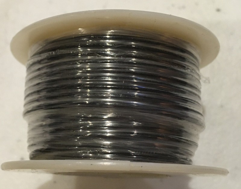 [2 Pack]Mil-Spec Wire 10 Amps 20 AWG 25 feet Long Black gallery