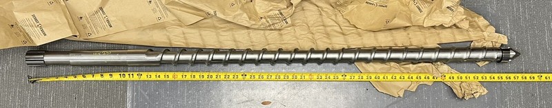 Engel ES700/200 50mm Screw for ES700 Injection Unit 54-1/4″ CPM9V W/ 3 Pc Tip