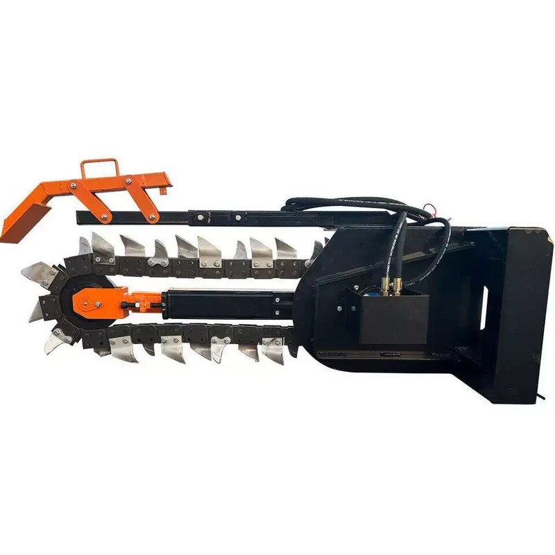 48" Heavy Duty Skid Steer Ditch Trencher 6" Agrotk ECSSCT72 Mower King Universal gallery