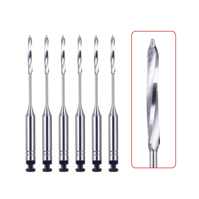 6 Pcs/Pack Dental Endo Peeso Reamers Stainless Steel 28/32mm #1~#6 Root Canal gallery