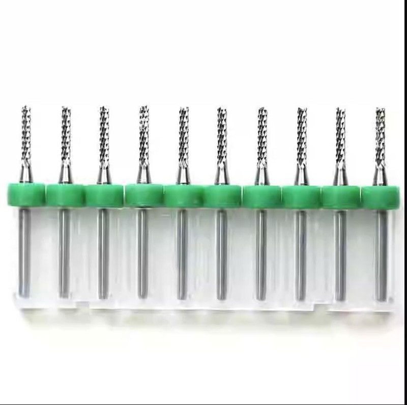 0.5~3.175mm Carbide End Mill Engraving Bits CNC PCB Machines 1/8 Shank gallery