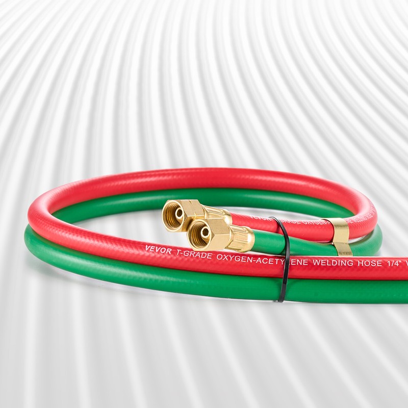 Oxygen Acetylene Hose 1/4-Inch x 15FT T Grade Hose 300PSI Max Working Pressure gallery