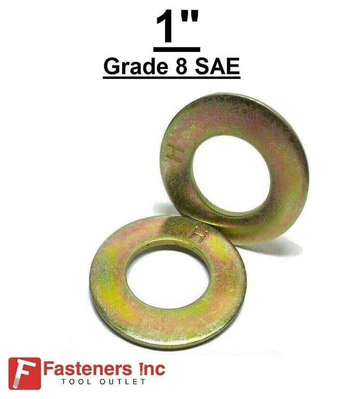 1"-8 Hex Bolt Yellow Zinc Plated Grade 8 Cap Screw Coarse Thread (All Sizes&Qtys gallery