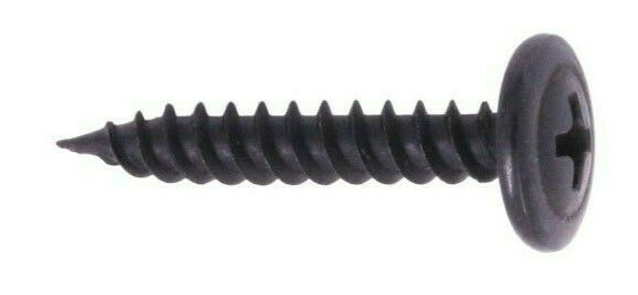 Modified Truss Head Self piercing Screws #8 x 2″ K-Lath Black sharp point (3000)