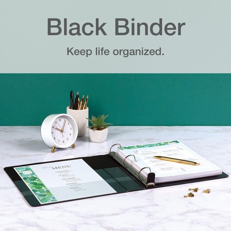 10301 Easy-Open ClearVue Locking Slant-D Binder, 1-Inch Cap, 11 x 8 1/2, Black gallery