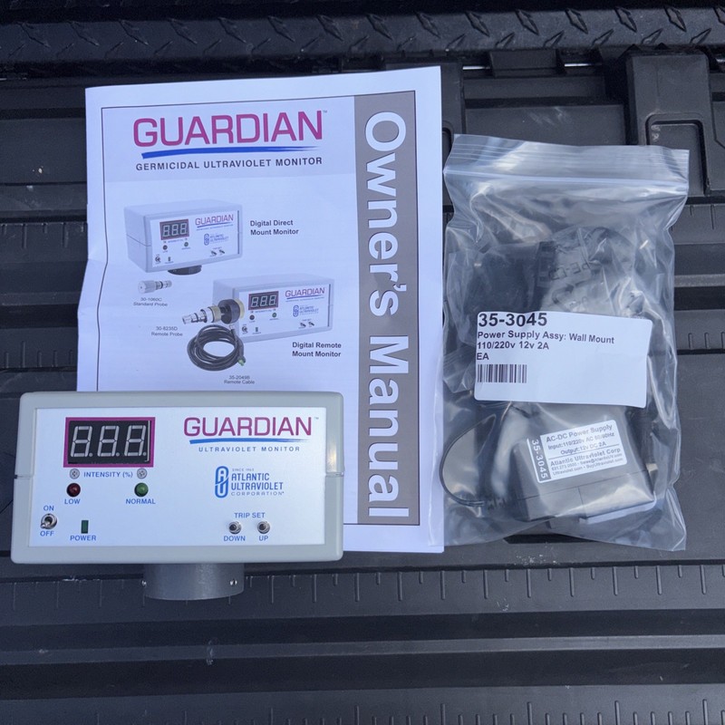Atlantic Ultraviolet Guardian Germicidal UV Monitor UV IntensityPower Supply NEW