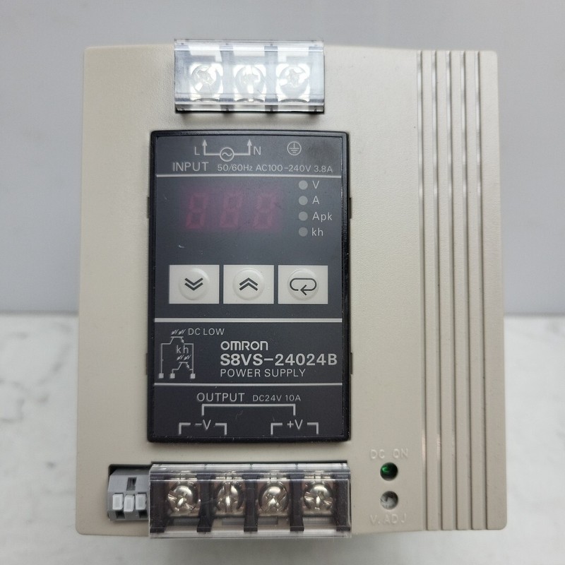 Omron S8VS-24024B Power Supply Input AC100-240V 3.8A Output 24VDC 10A *USED gallery