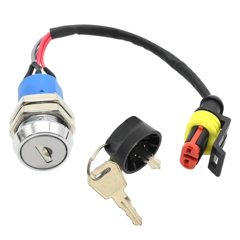 1220-520002-AC Ignition Switch with 2 Keys for Big Joe Forklift E30 EZ30 S22,…