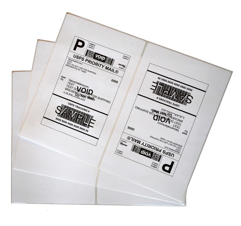 400 Half Sheet Address Shipping Mailing Label 8.5 x 5.5 Self Adhesive gallery