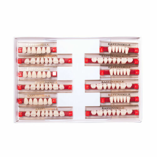 Dental Denture Acrylic Resin Teeth Upper Lower Anterior/Posterior Shade A1/A2/A3