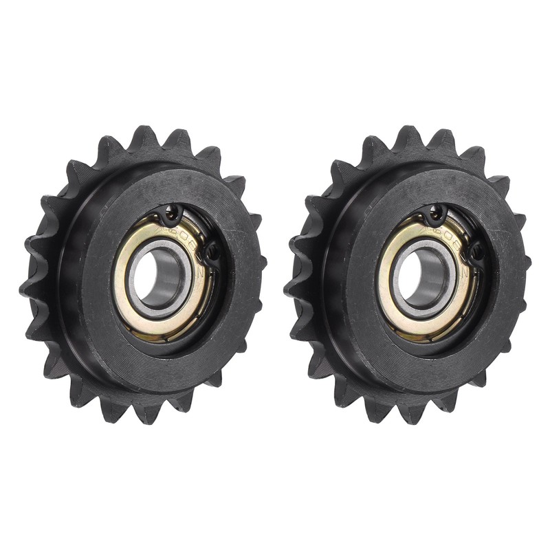 2PACK #25 Chain Idler Sprocket 8mm Bore 1/4″ Pitch 20 Tooth Sprocket