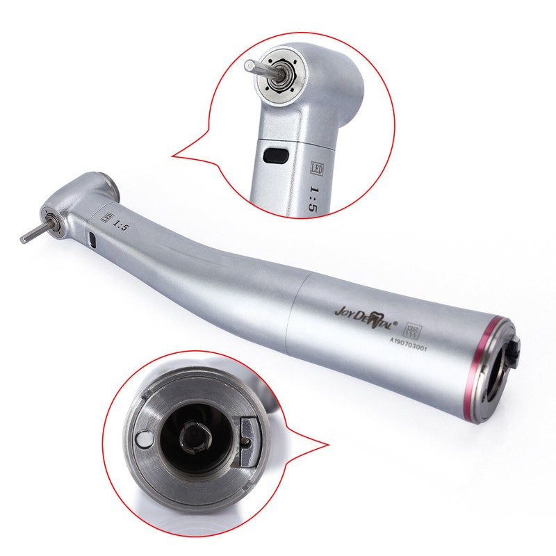 Dental 1:5 Increasing Contra Angle Optic LED Handpiece Fit for Electric Motor gallery