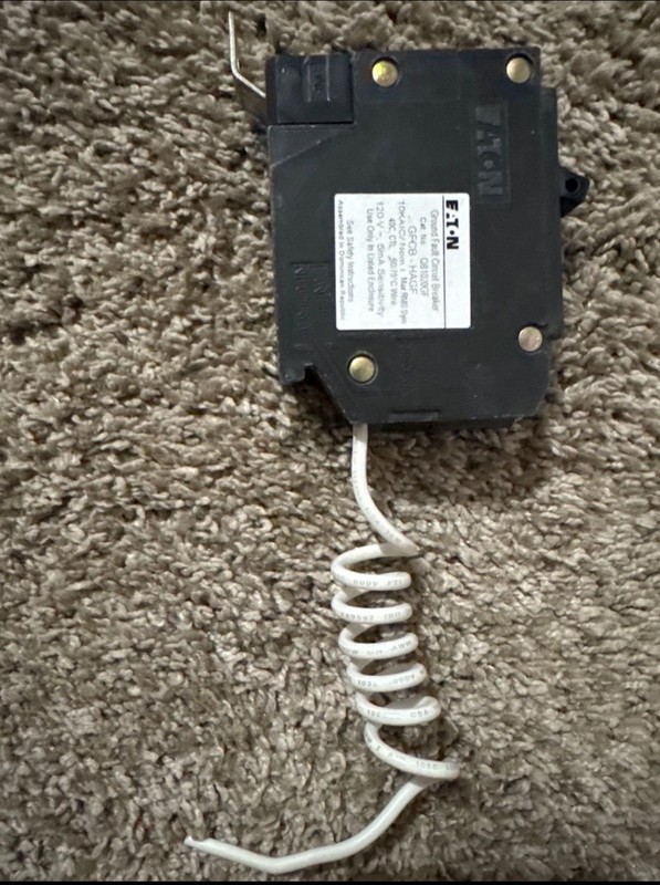 Eaton QB1020GF 20A GFCI Circuit Breaker gallery