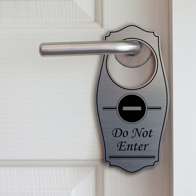 Signs ByLITA Do Not Enter Door Hanger gallery