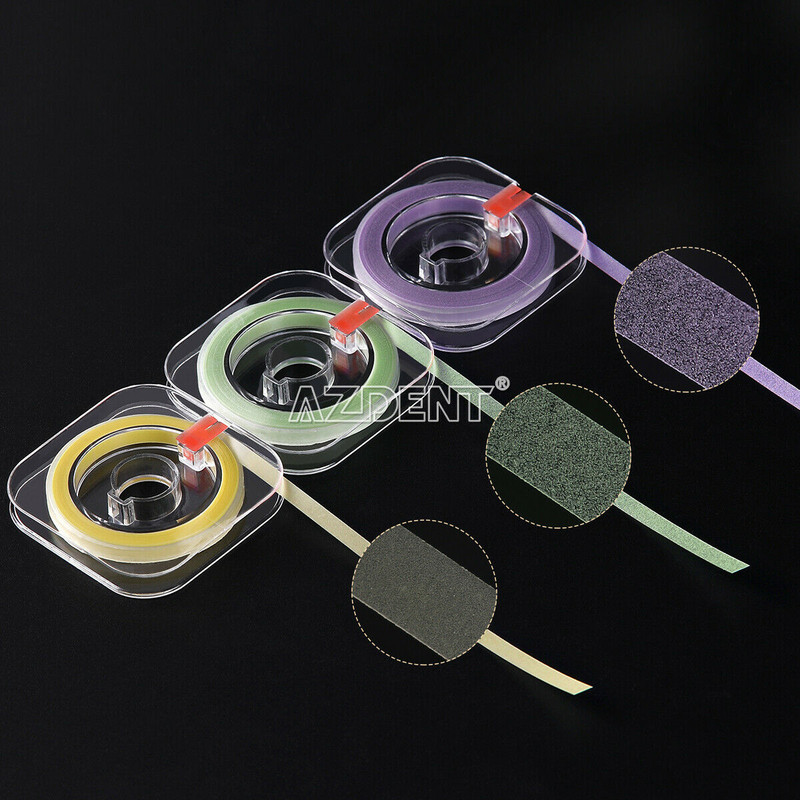 Dental Abrasive Strips Polyester Polishing Strip Coarse/Medium/Fine/Holder gallery