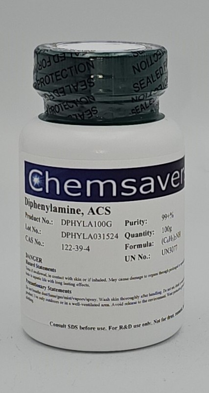 Diphenylamine, ACS, 99+%, 100g