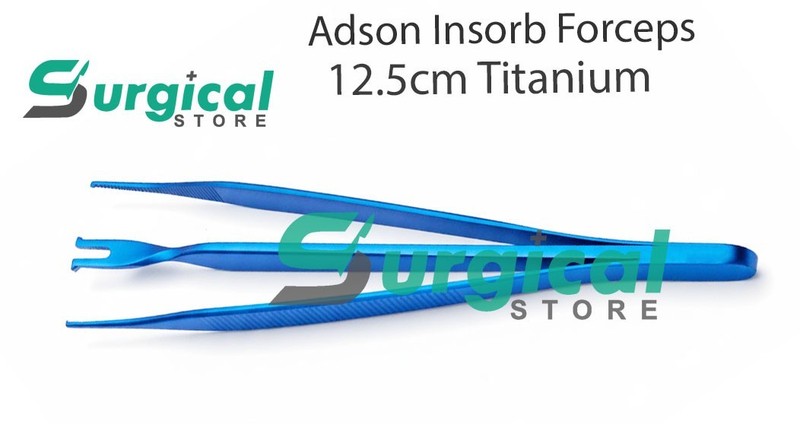 Adson Insorb Forceps 12.5cm Titanium Orthopedic Instruments Surgical Store