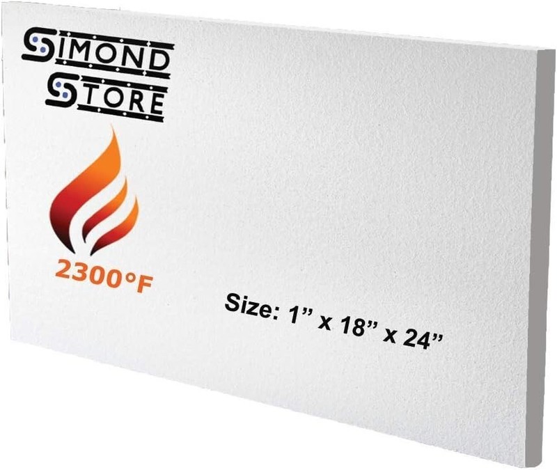 Ceramic Fiber Insulation Board (2300F) (1″ X 18″ X 24″) Thermal Insulation