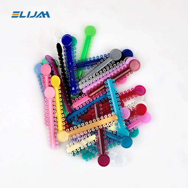 1040pcs Dental Orthodontic Ligature Ties Braces Elastic Rubber Bands Mixed Color gallery