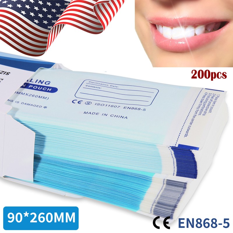 Self Sterilization Pouches Pouch Autoclave, Sterilizer Bags Dental Tattoo Nail