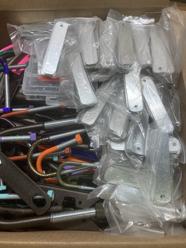 40 lbs Mixed Lot Marine Hardware Shackles Cleats Carabiners Chain Hooks Rigging