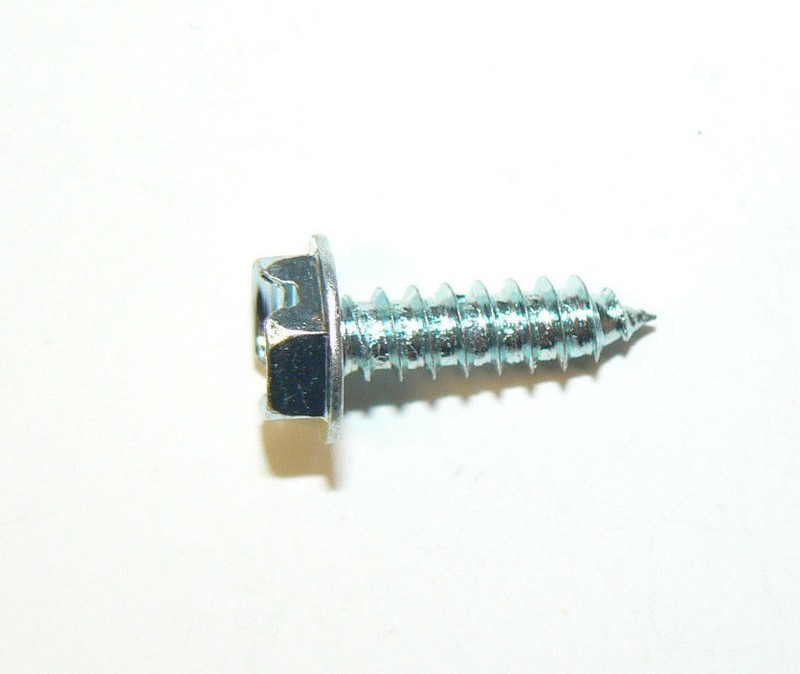 #10 x 5/8" Hex Washer Hd. Slotted Sheet Metal Screw-Zinc Plated-Lot of 1000 Pcs. gallery
