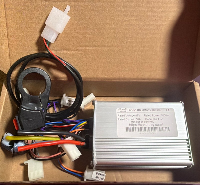 48V 1000W Electric Bicycle E-bike Scooter Brushed DC Motor Speed Controller