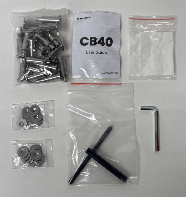 20 pcs Muzata CB40 Invisible Tensioner 1/8″ T316 Cable Railing Hardware 20-PACK