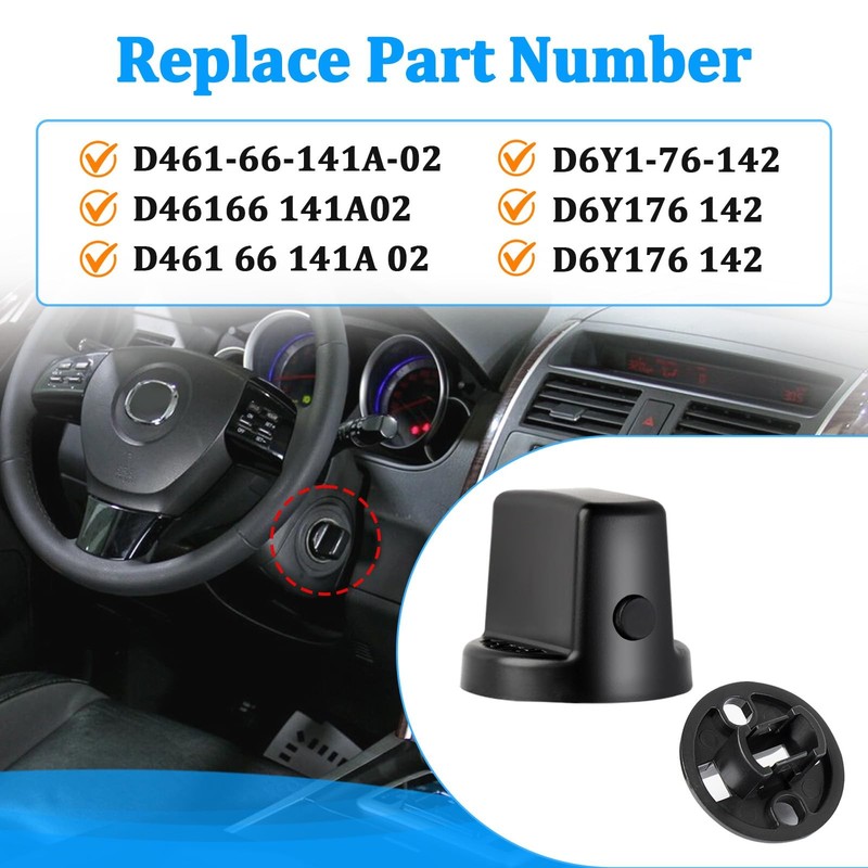 Ignition Key Knob Push Turn Switch for Mazda, Parts Compatible with 2006-2012... gallery