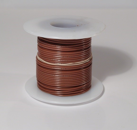 26 AWG UL1007 UL1569 Hook-up Wire 100 foot spools BROWN ~ 10 Colors Available!