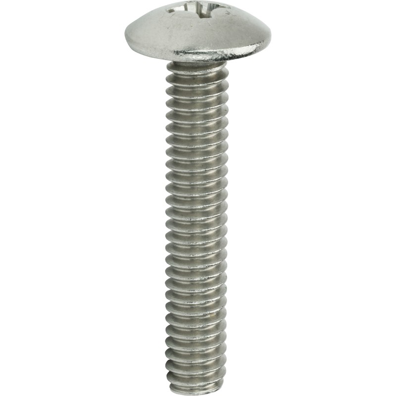 1/4-20 x 5/8" Phillips Truss Head Machine Screws Stainless Steel 18-8 Qty 500 gallery
