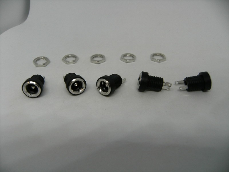 5x PCs Pack 3A 12V Power Supply DC Jack Port Female Socket 2 Pins 5.5 x 2.1 mm gallery