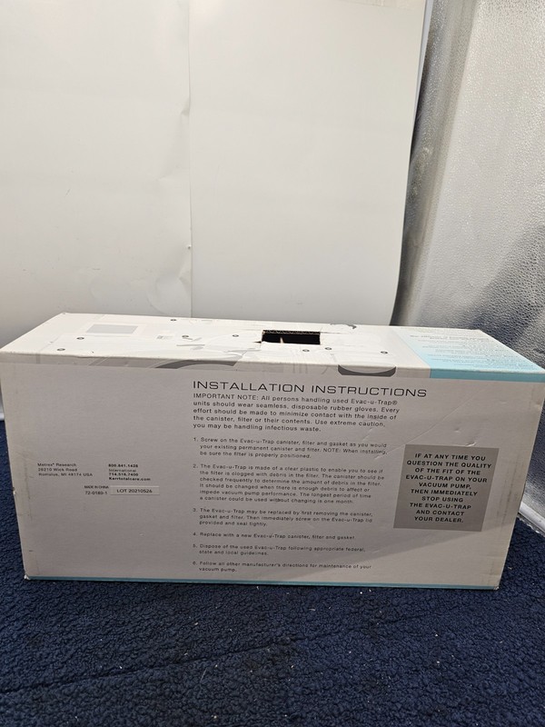 (QTY 8) Kerr 2300 TotalCare Pinnacle Evac-u-Trap Evacuation Trap gallery