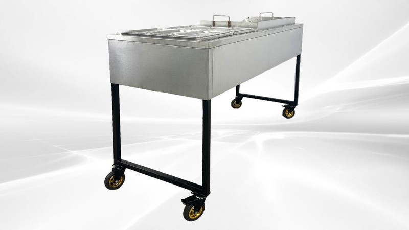 NEW 65" Taco Cart Griddle Warmer Fryer Stainless Steel Propane LP BBQ gallery