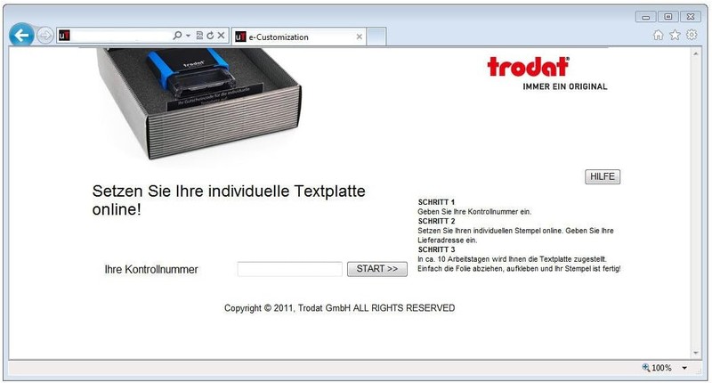 Trodat 4911 Custom Address Stamp - 9/16" x 1-1/2" - Multiple Ink Colors Availabl gallery