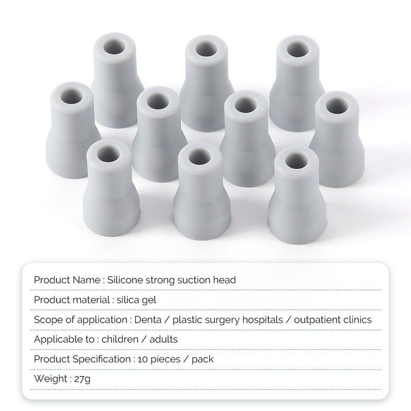 10pc Dental Saliva Ejector Strong Suction Valve High Strong&Weak Tip Adaptors